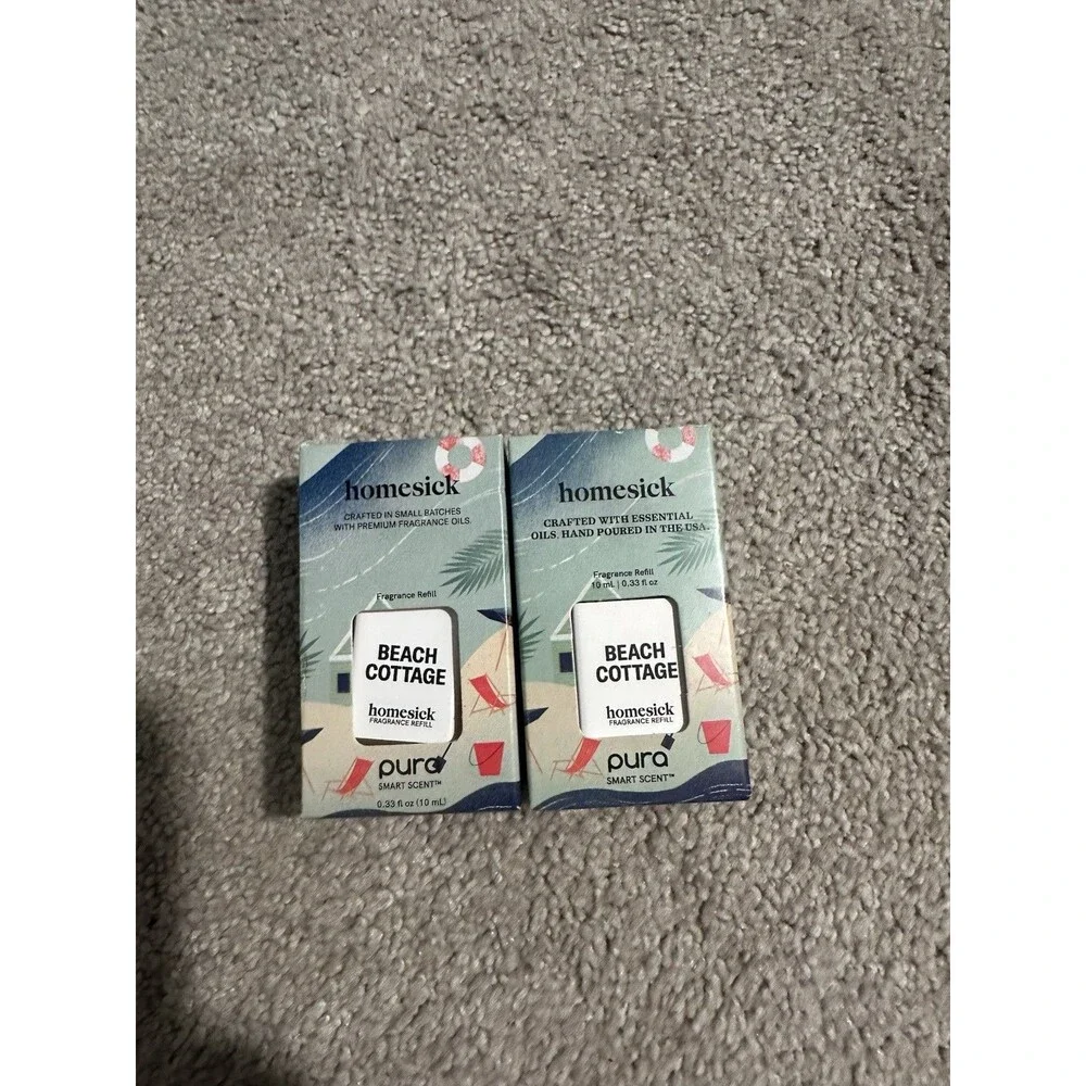 2-pack Pura Homesick - Beach Cottage Smart Diffuser Refills.